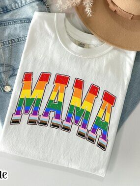 LGBTQ Mama Shirt Mothers Day Gay Pride TShirt